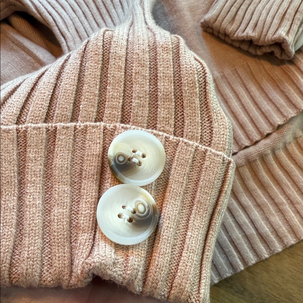 Women's Tan Knit Sweater and Pants Set - Picture 6 of 10
